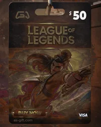 بطاقة ليج اوف ليجينس - 50$ كارد (نورث امريكا)