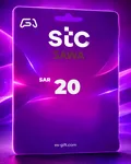 بطاقة إعادة شحن سوا بقيمة 20 ريال